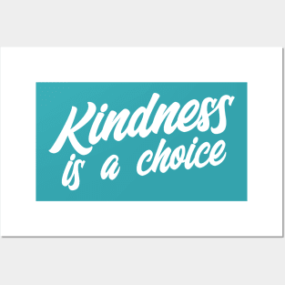 Kindness is a Choice Posters and Art